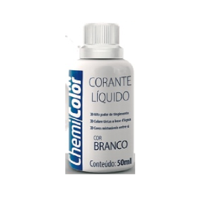 CORANTE CHEMICOLOR LIQUIDO BRANCO 50ML (FD:12UN)