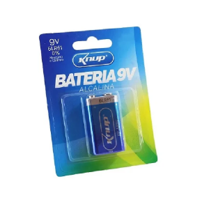 BATERIA 9V ALCALINA KNUP KP-AK9V