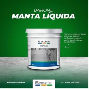 BARONECRYL MANTA LIQUIDA  BRANCA 12KG BARONE 21820